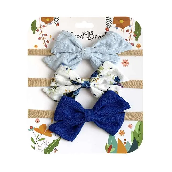 رباطات رأس نايلون للأطفال رباطات شعر مرنة . Nylon Baby Headbands Elastic Hair Bands for Toddler