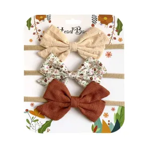 رباطات رأس نايلون للأطفال رباطات شعر مرنة . Nylon Baby Headbands Elastic Hair Bands for Toddler