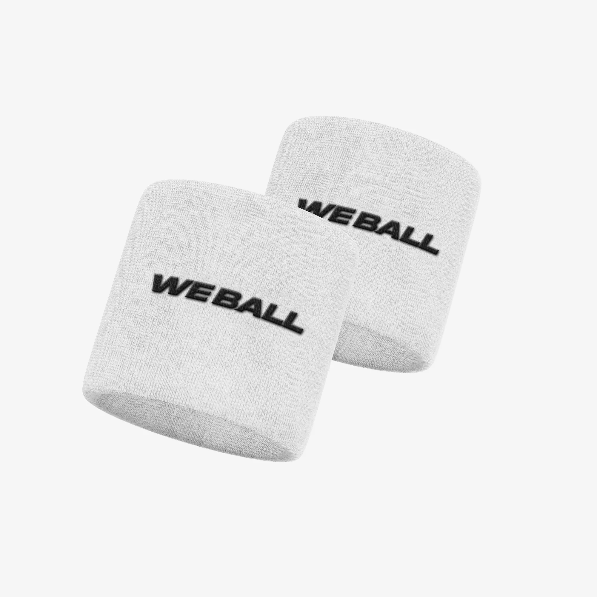 3" WRISTBANDS (WHITE, 2-PACK)