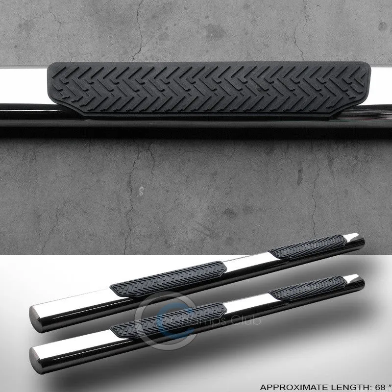 4" OVAL HEAVYDUTY SS CHROME SIDE STEP NERF BARS running boards 06-12 TOYOTA RAV4