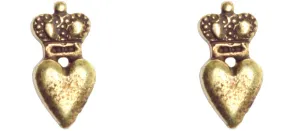 A MANO ROYAL HEART EARRINGS