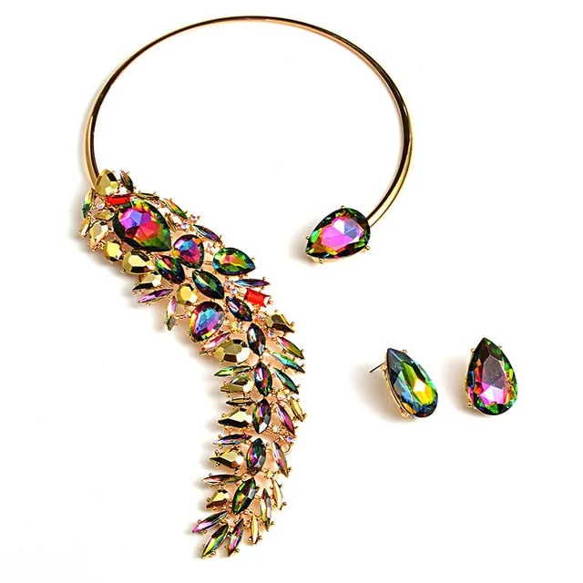 About To Fall Earring and Necklace Sets
