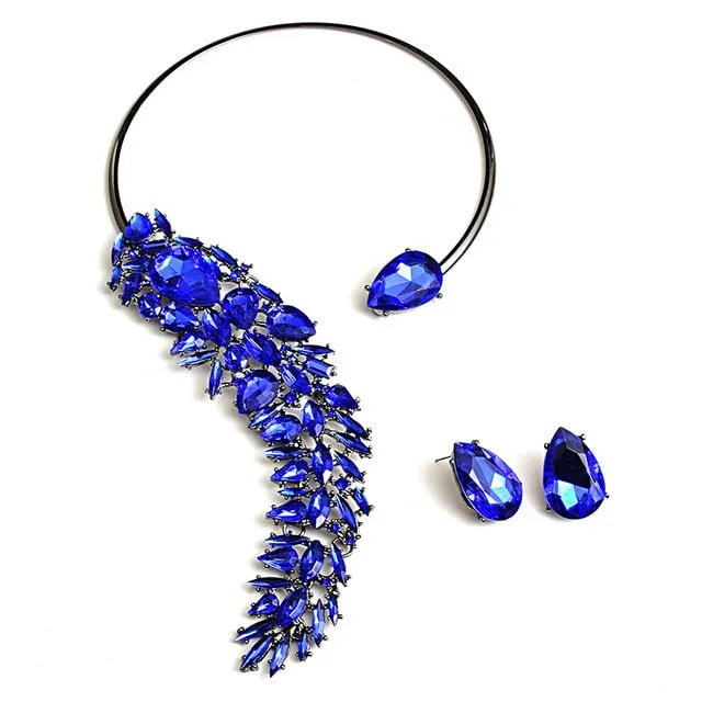 About To Fall Earring and Necklace Sets