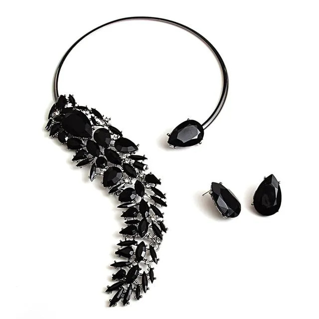 About To Fall Earring and Necklace Sets
