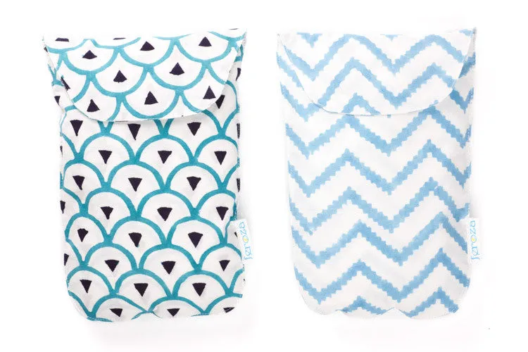 Aqua Cotton Diaper Pouches