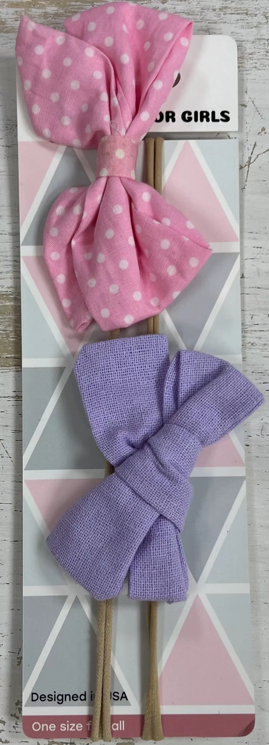 Baby Bows Nylon Headband-2 Pack