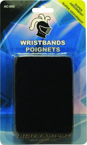BLACK KNIGHT WRISTBANDS BLACK 092