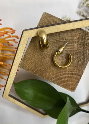 Charming Small Gold Hoops