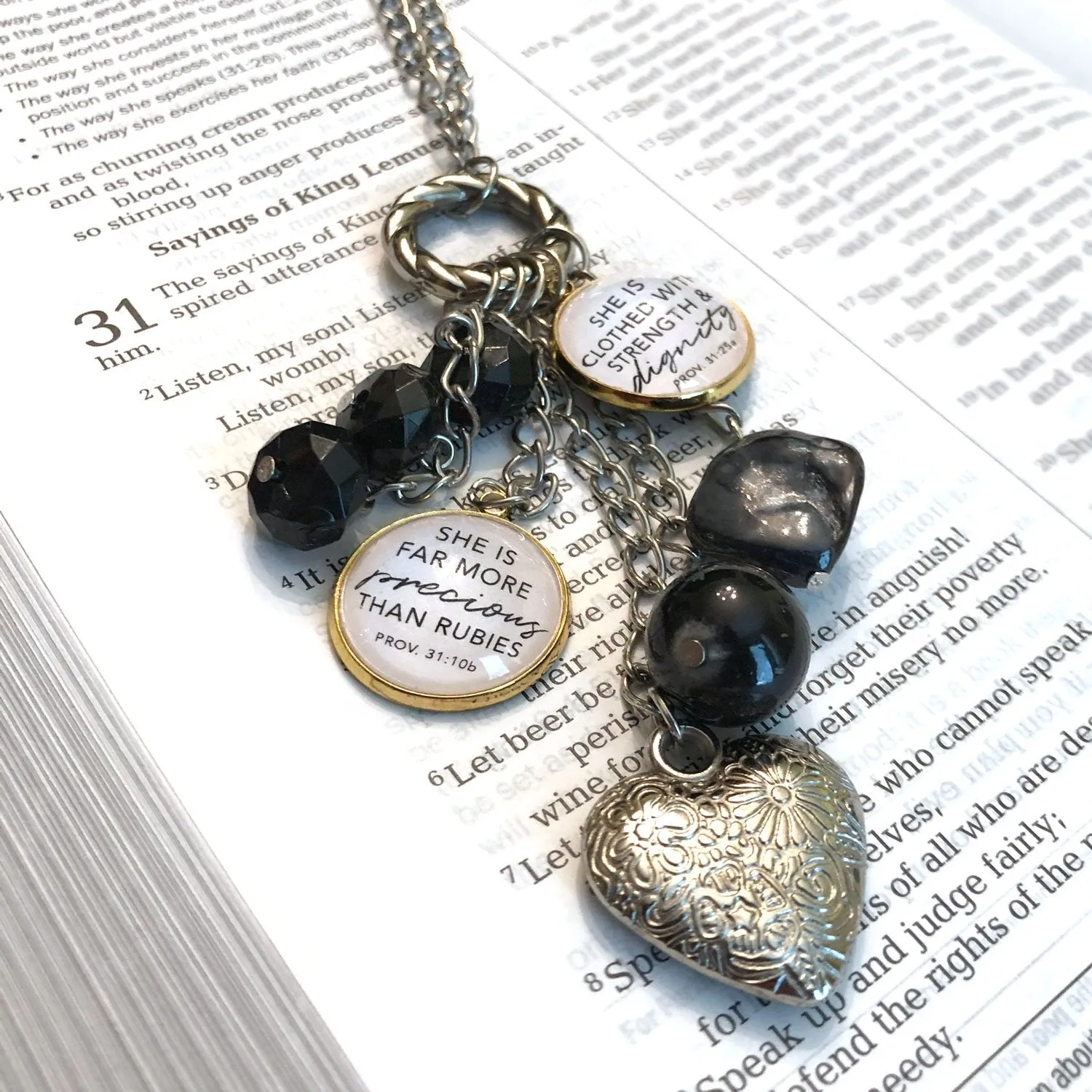 Colorful Positivity & Heart Charms Set - Spread Joy, Love, and Hope
