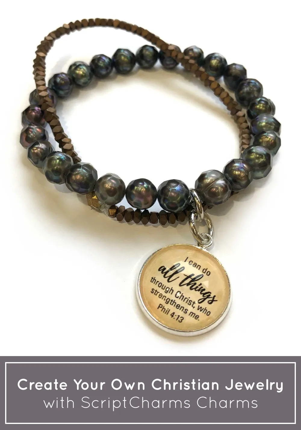 Colorful Positivity & Heart Charms Set - Spread Joy, Love, and Hope