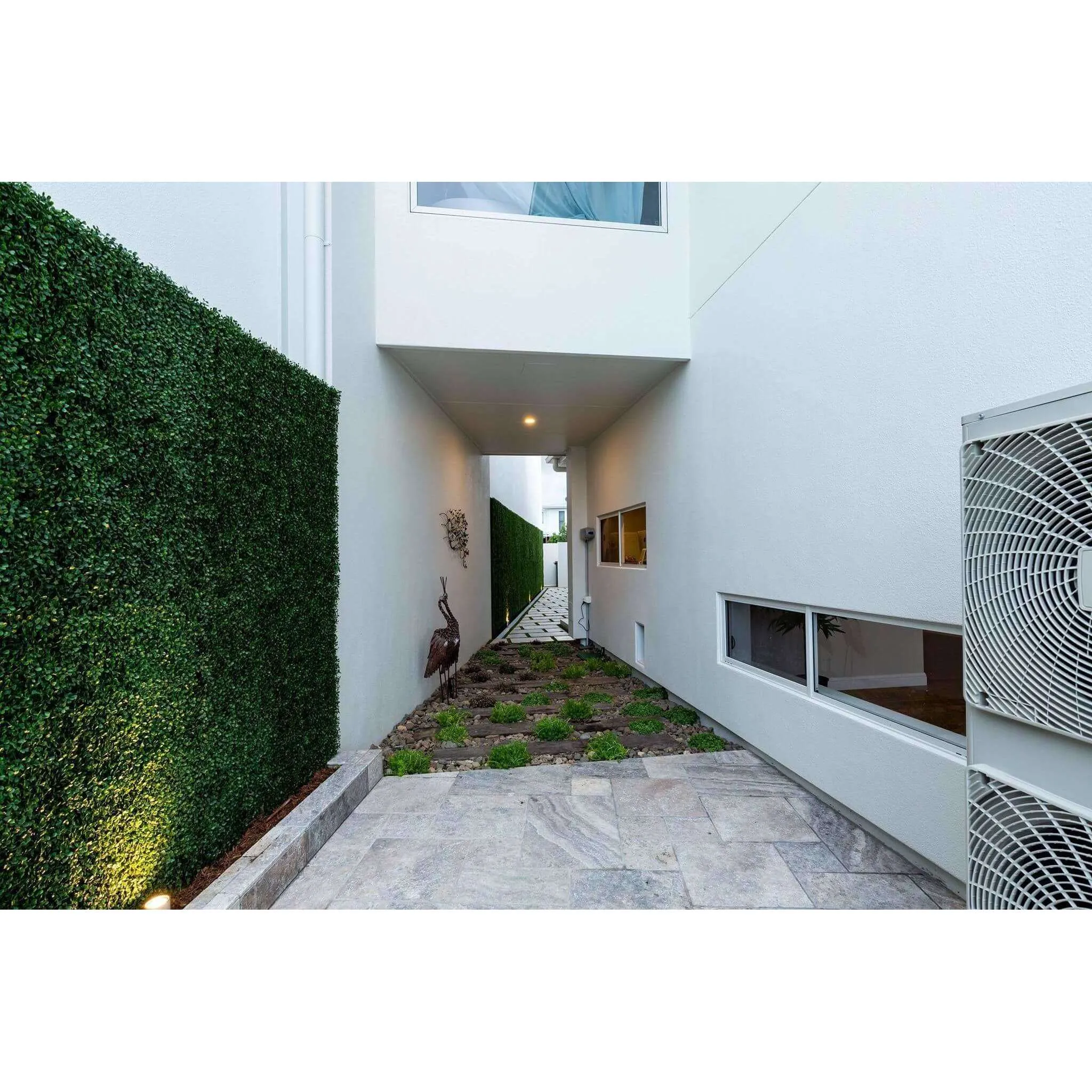 English Boxwood Artificial Hedge Panel Green Wall 1m x 1m UV Resistant