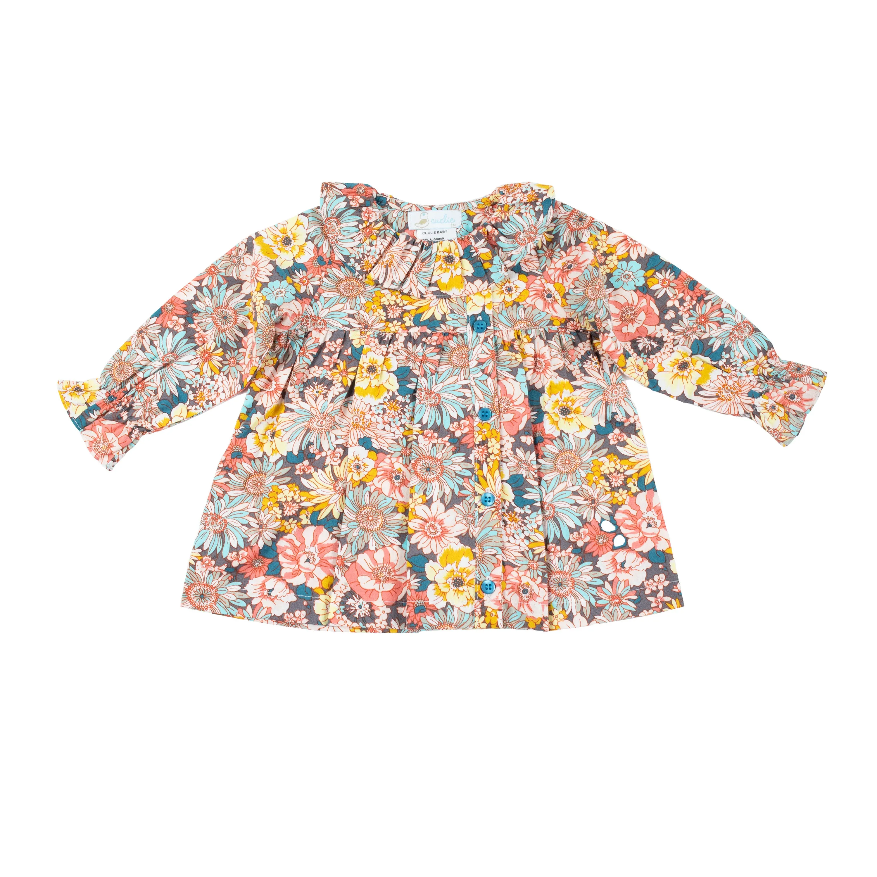 Fall Floral Blouse