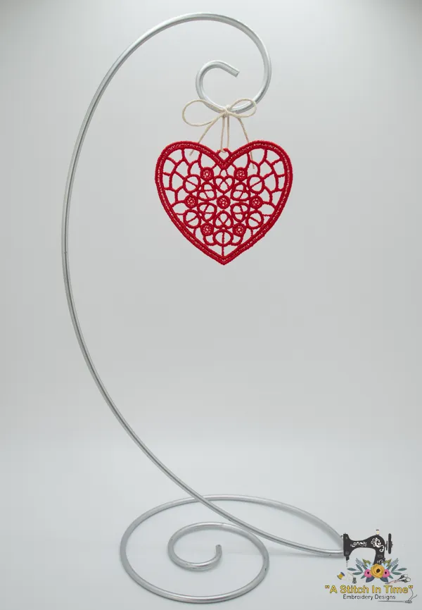 FSL Heart Charm