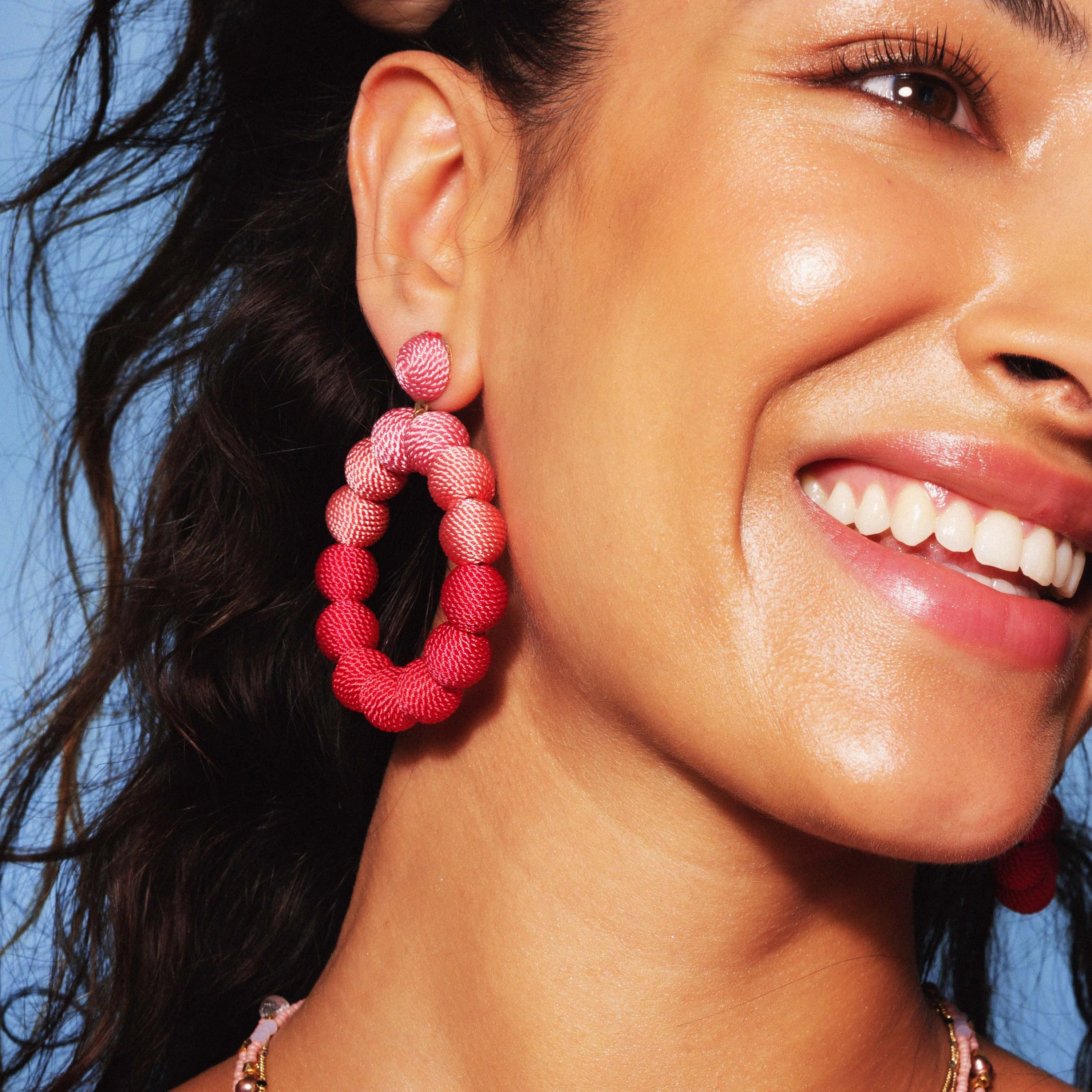 Gelato Earrings Pink Ombre