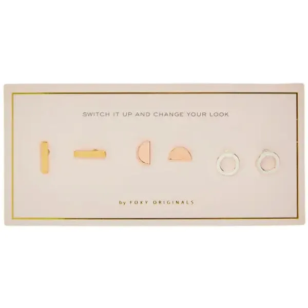 Geo Stud Earring Set