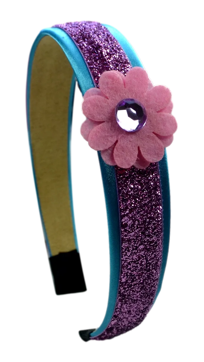 Glitter Daisy Flower Arch Headband - 8 Colors!!