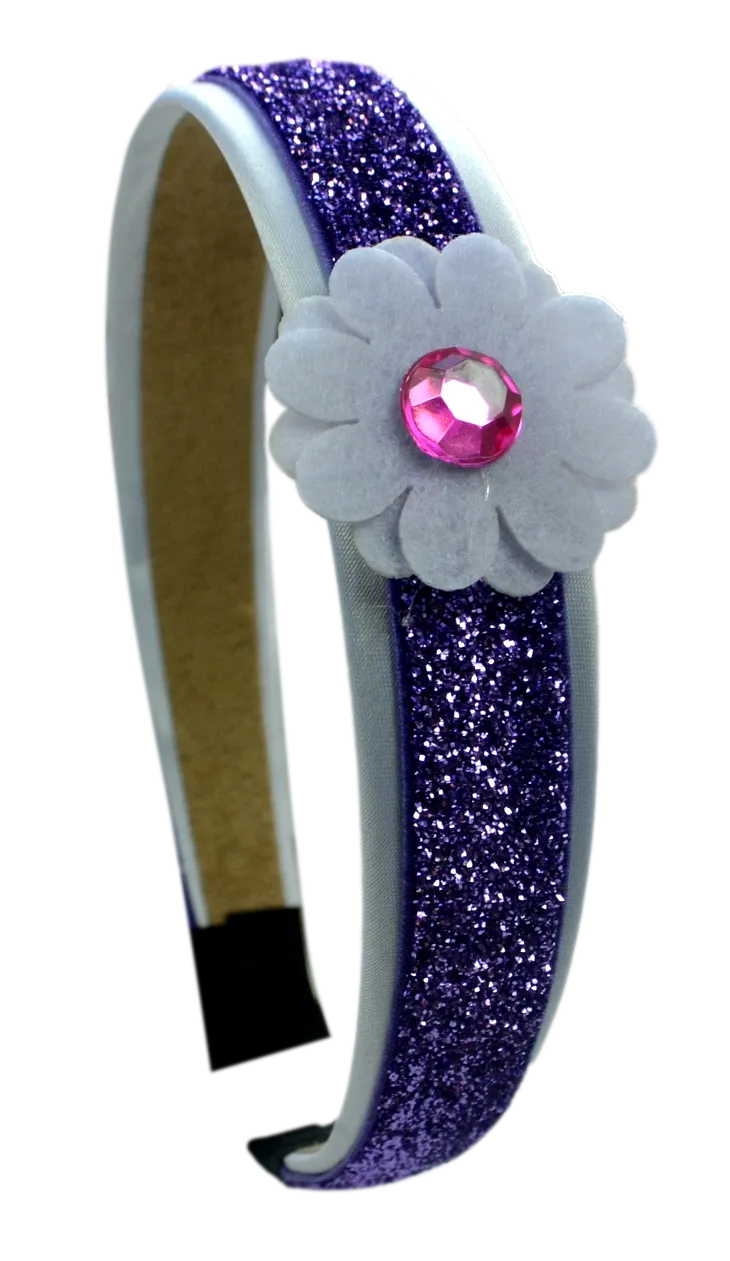 Glitter Daisy Flower Arch Headband - 8 Colors!!