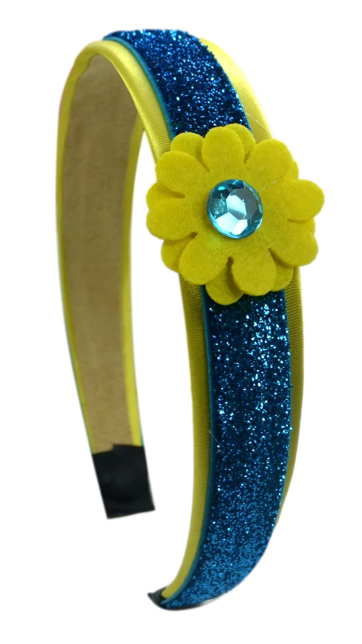 Glitter Daisy Flower Arch Headband - 8 Colors!!