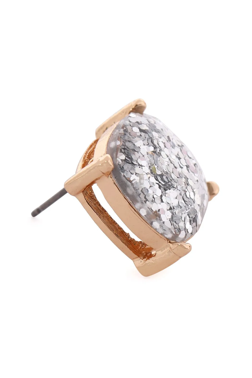Glitter Epoxy Stud Earrings