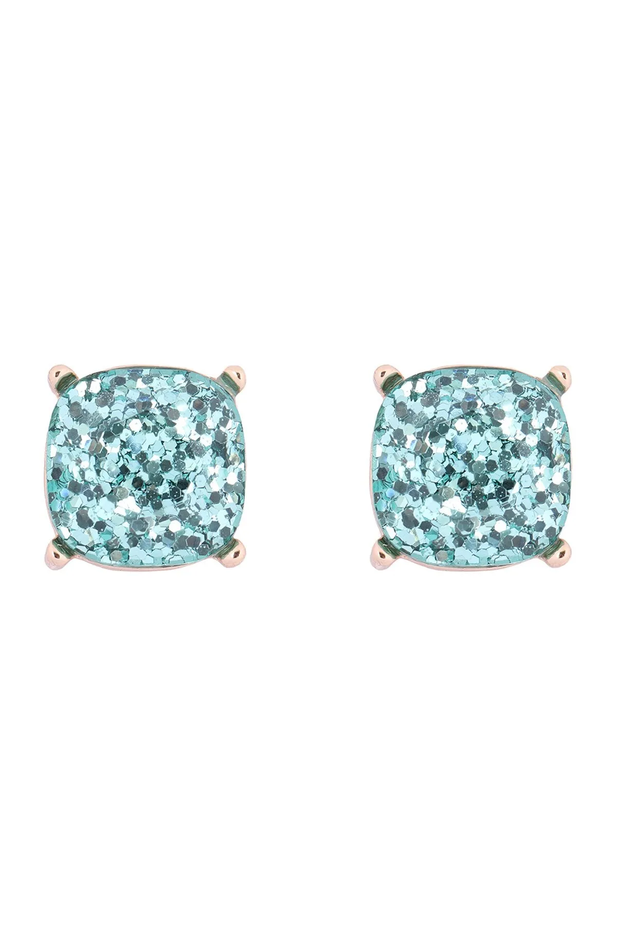 Glitter Epoxy Stud Earrings