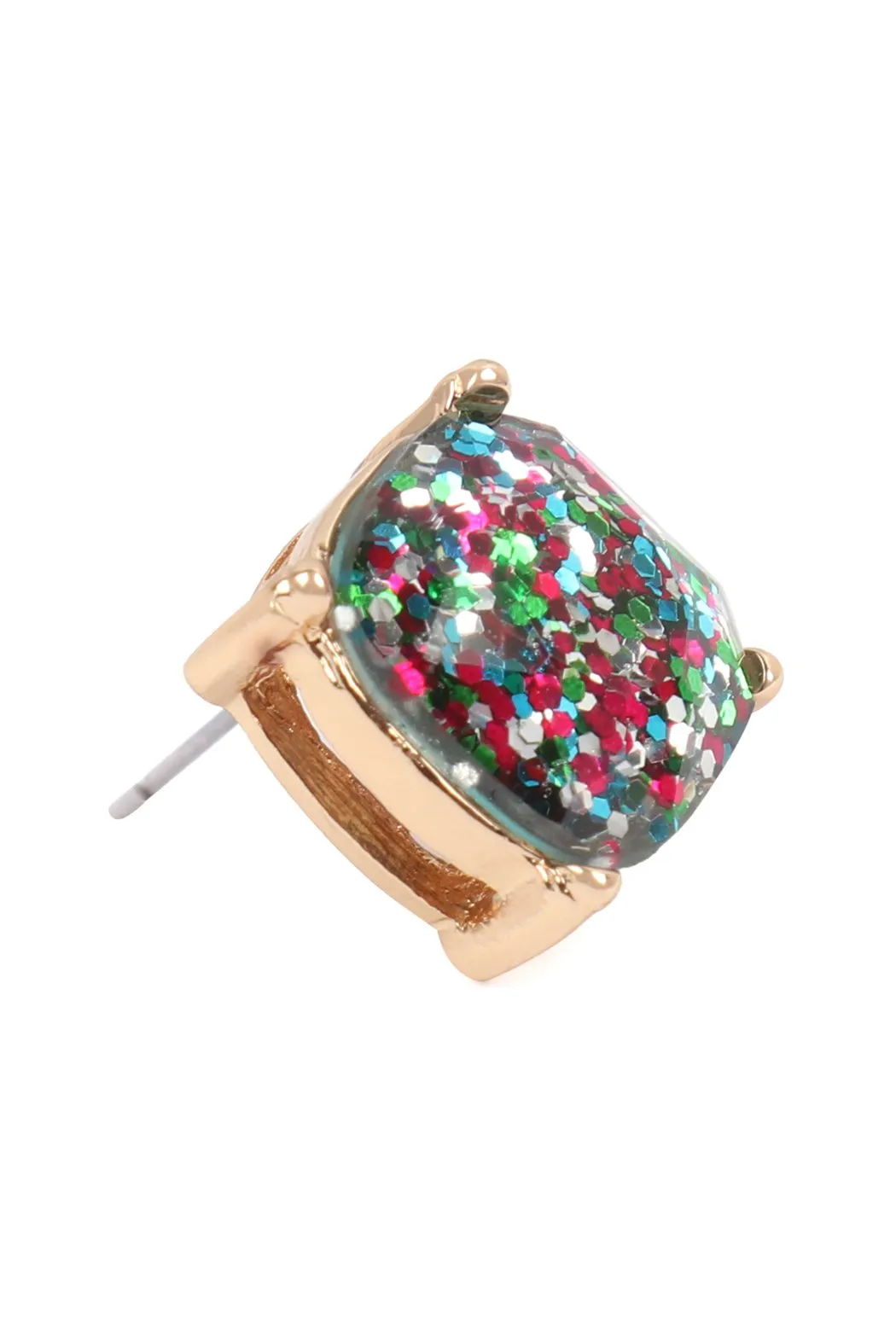 Glitter Epoxy Stud Earrings