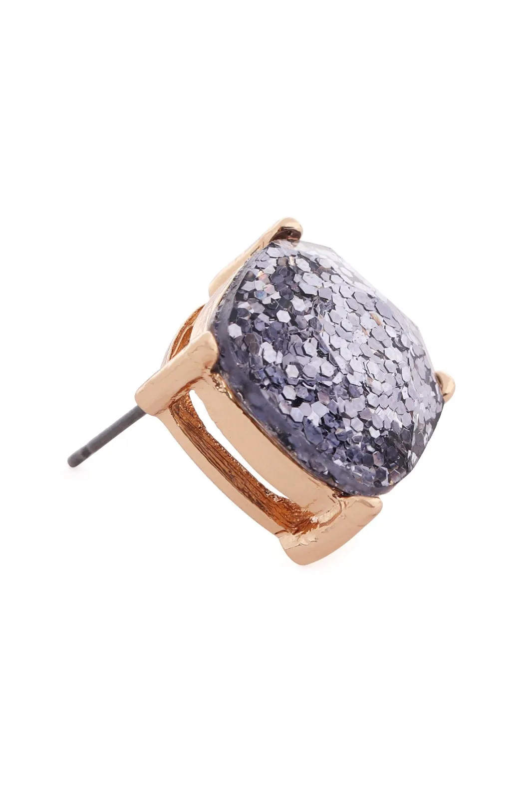 Glitter Epoxy Stud Earrings