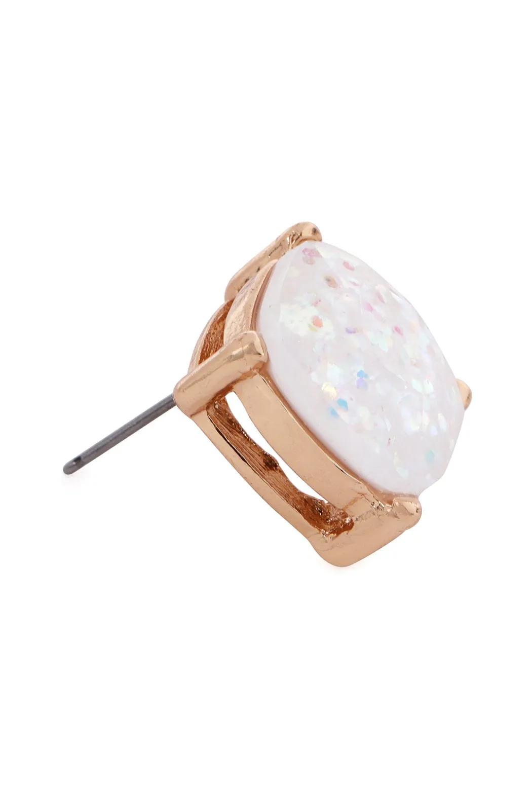 Glitter Epoxy Stud Earrings