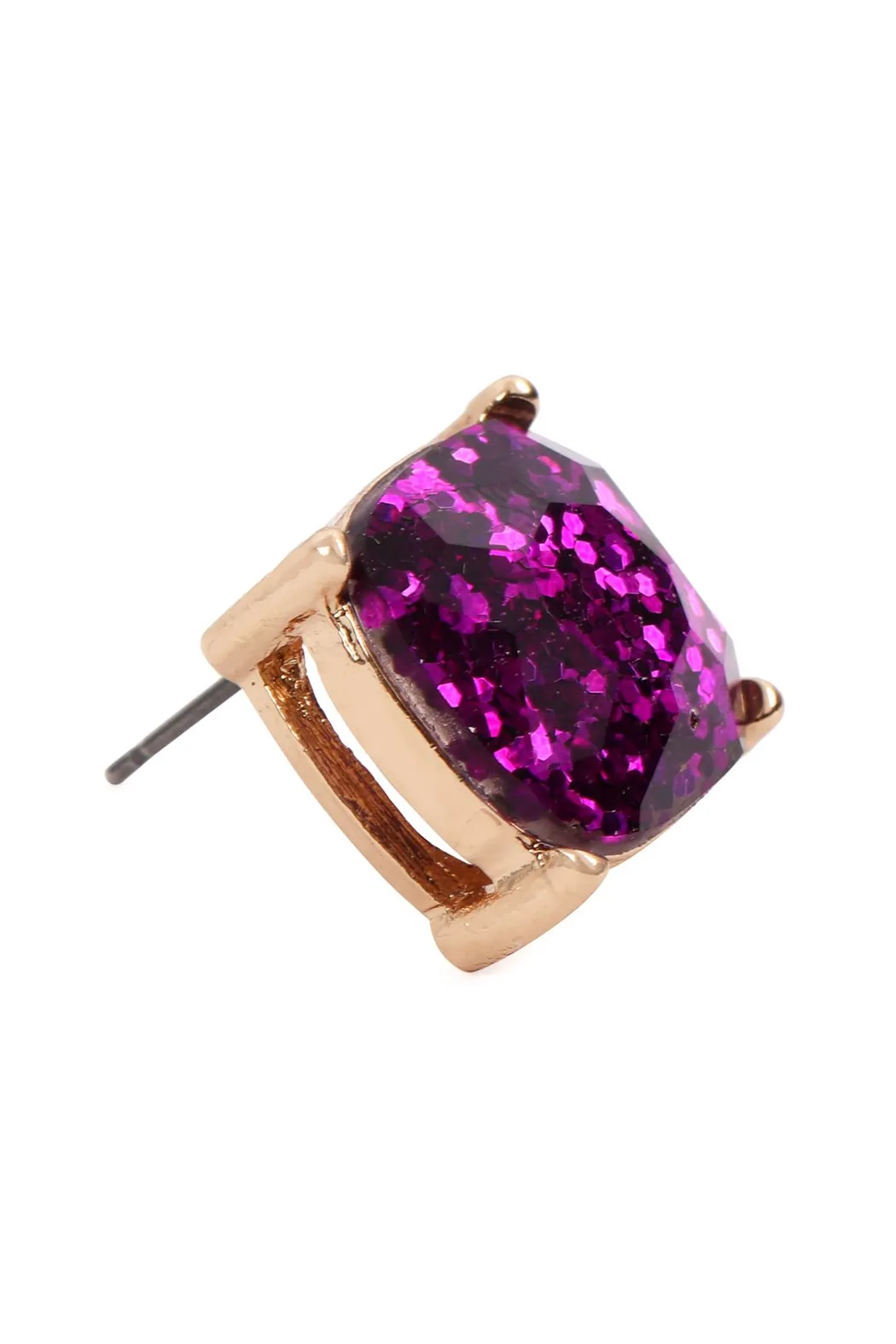 Glitter Epoxy Stud Earrings