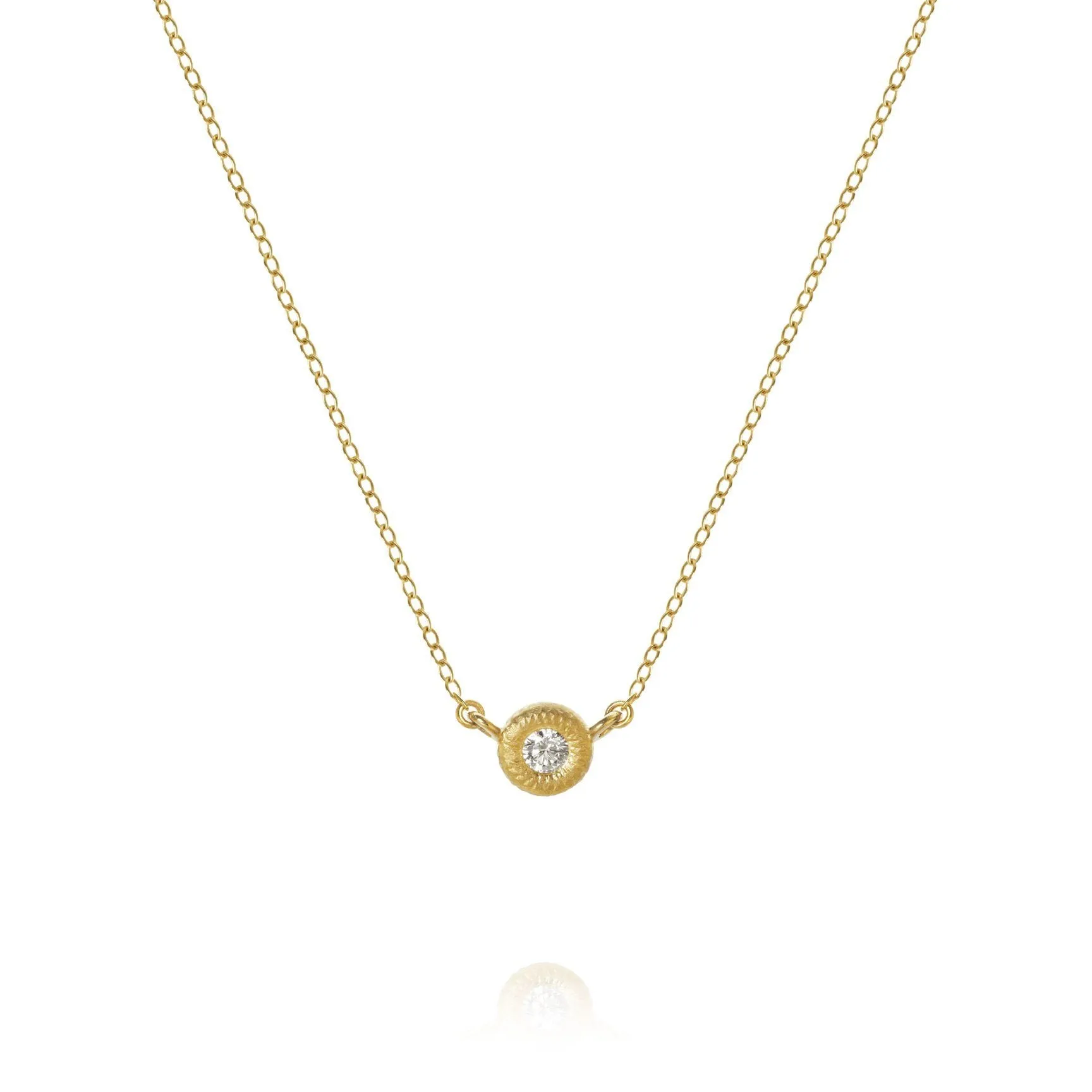 Glory 18K Gold Necklace w. Diamond