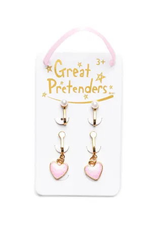 Great Pretenders Boutique Cute & Classy Clip Earrings Set
