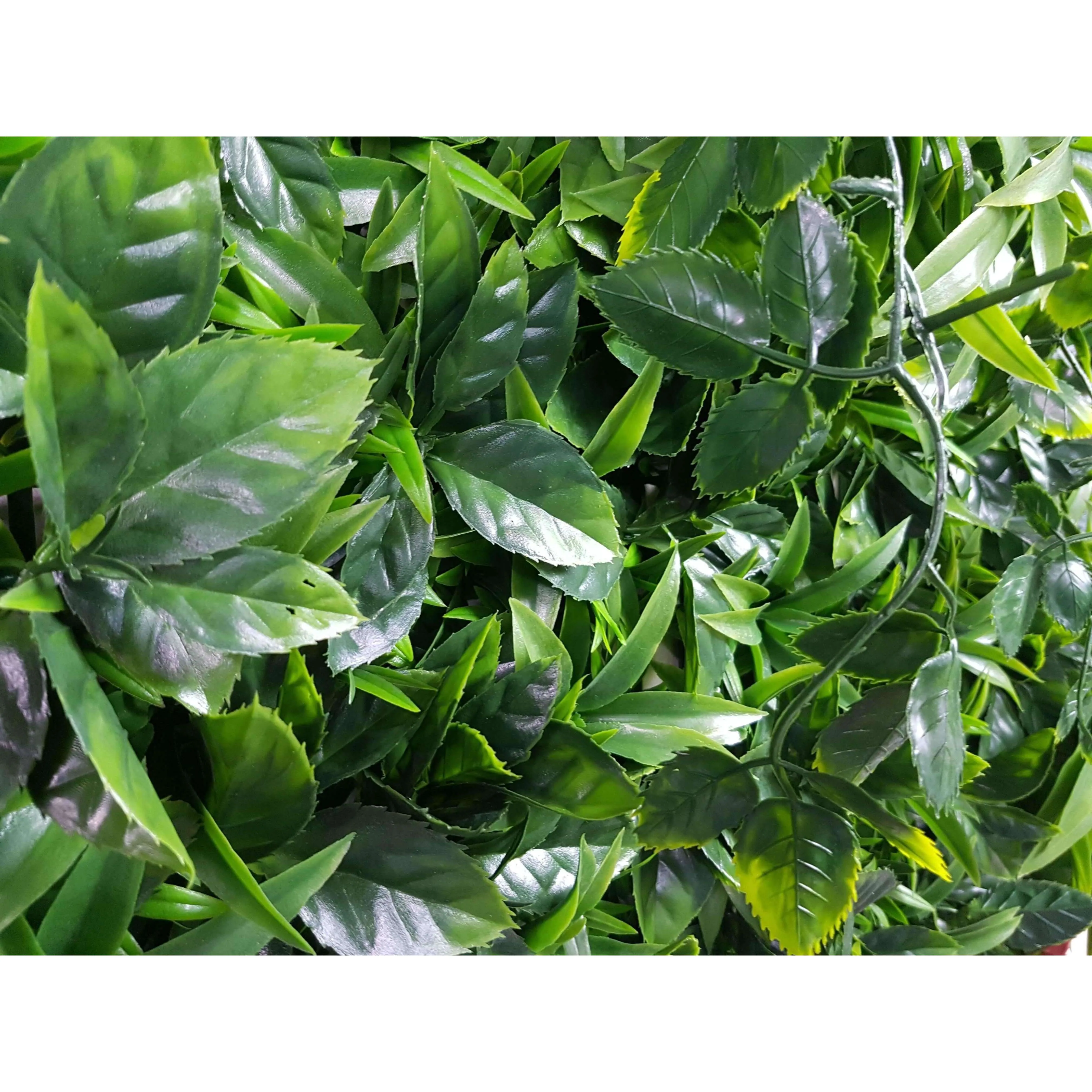 Green Meadows Artificial Vertical Garden / Fake Green Wall 1m x 1m UV Resistant