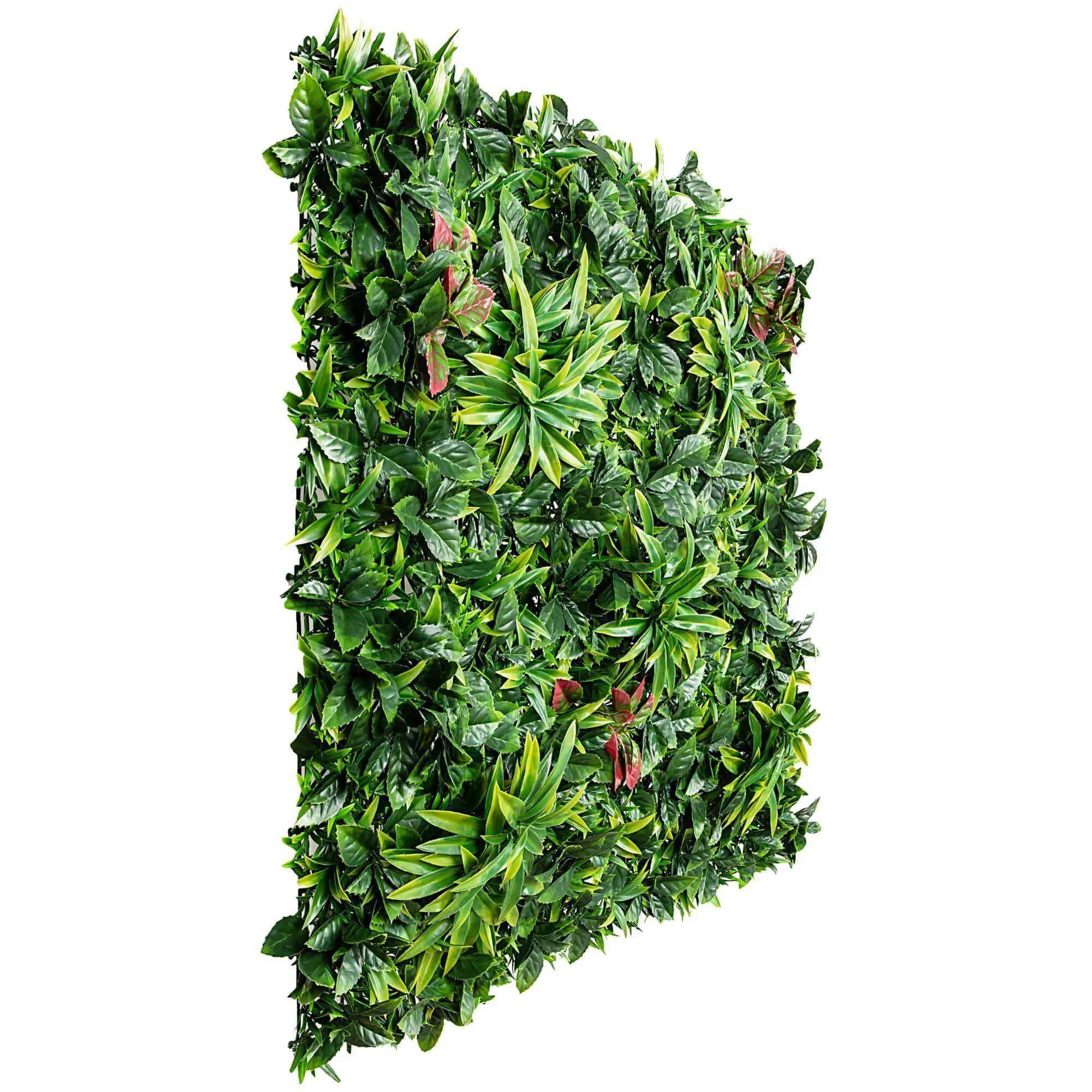Green Meadows Artificial Vertical Garden / Fake Green Wall 1m x 1m UV Resistant