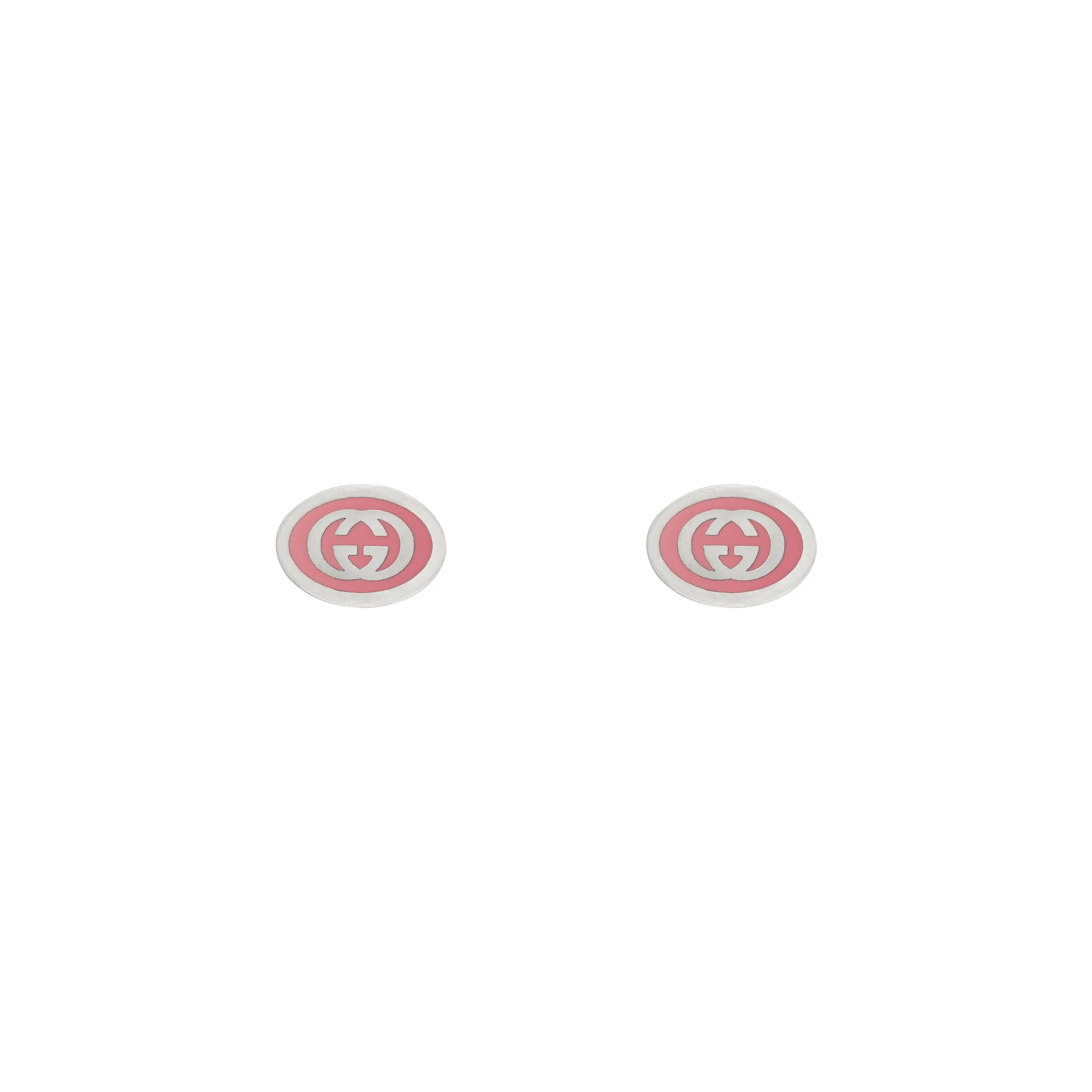 Gucci Silver Interlocking G Earrings