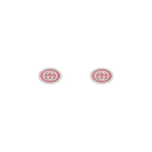 Gucci Silver Interlocking G Earrings