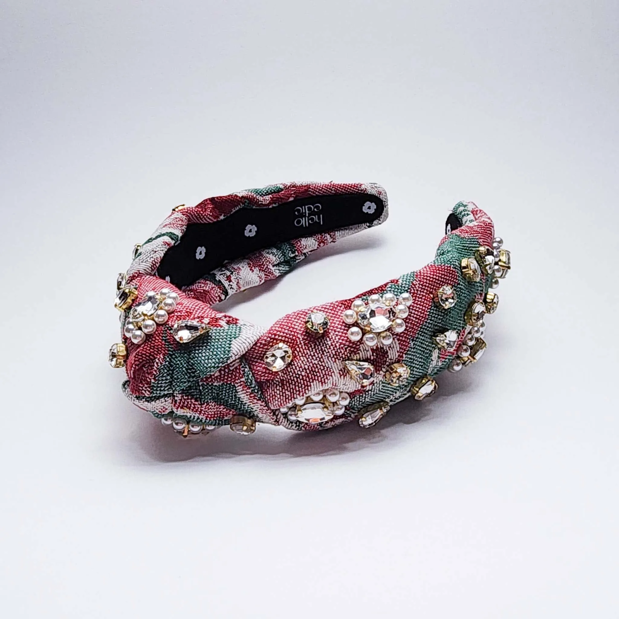 HELLO EDIE // Jacquard Geode Embellished Headband