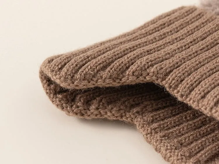 Journey Pom-Pom Knit Earflap Hat