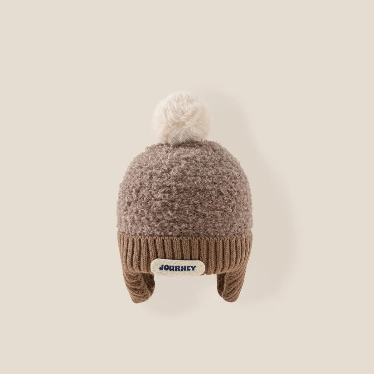 Journey Pom-Pom Knit Earflap Hat