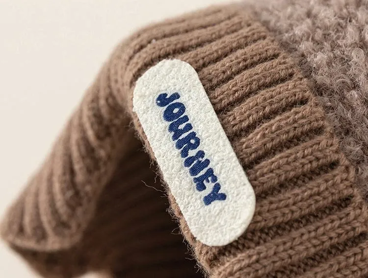 Journey Pom-Pom Knit Earflap Hat