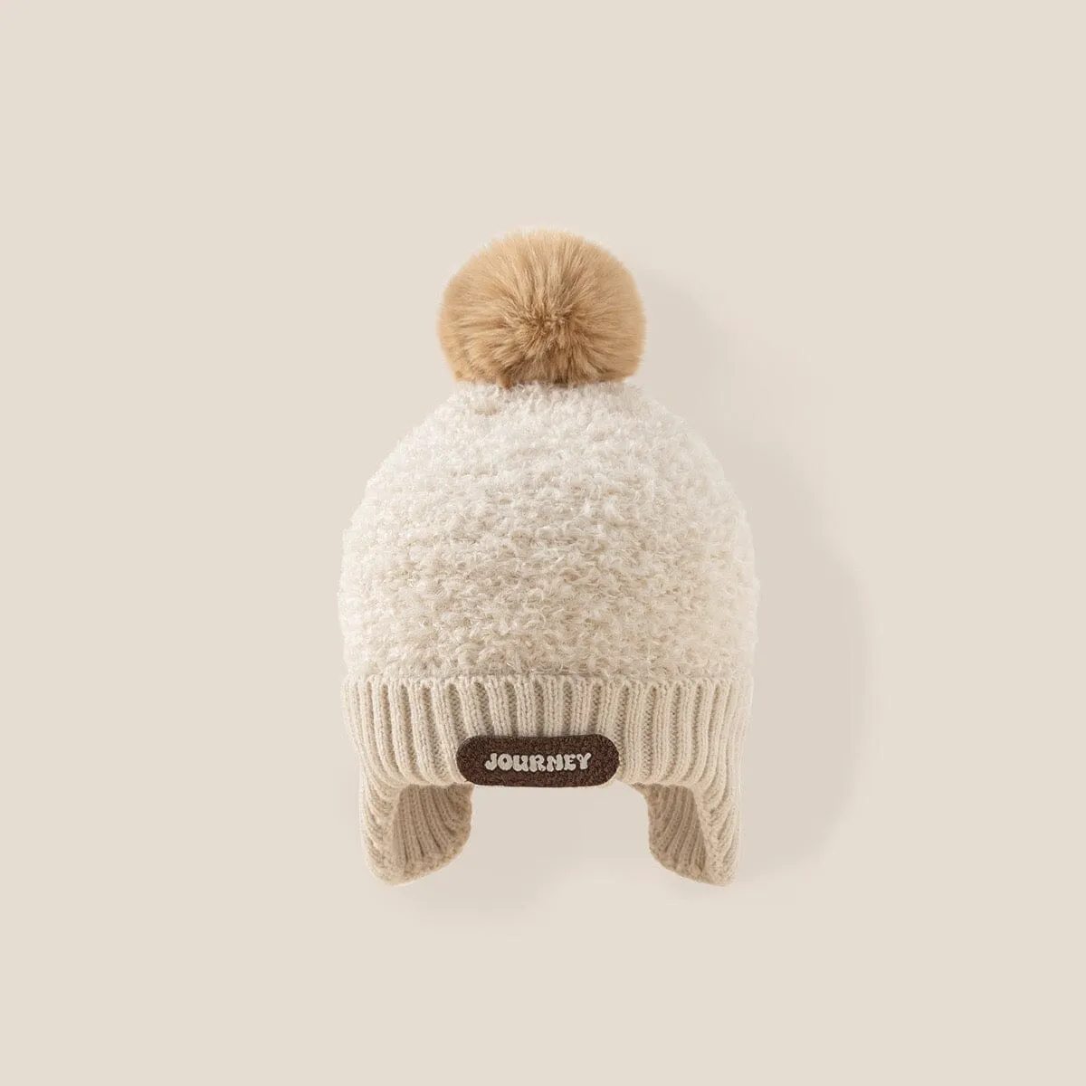 Journey Pom-Pom Knit Earflap Hat