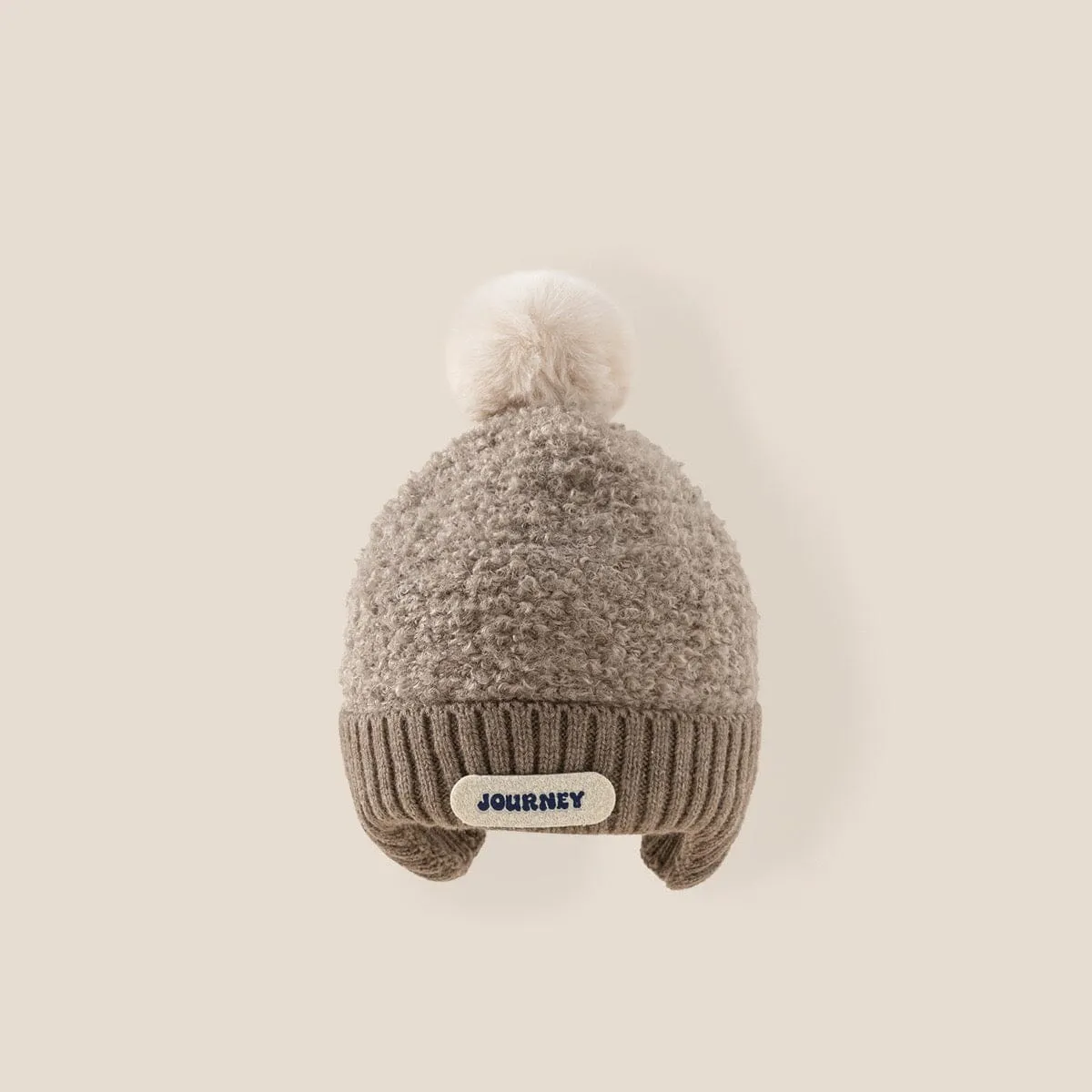 Journey Pom-Pom Knit Earflap Hat