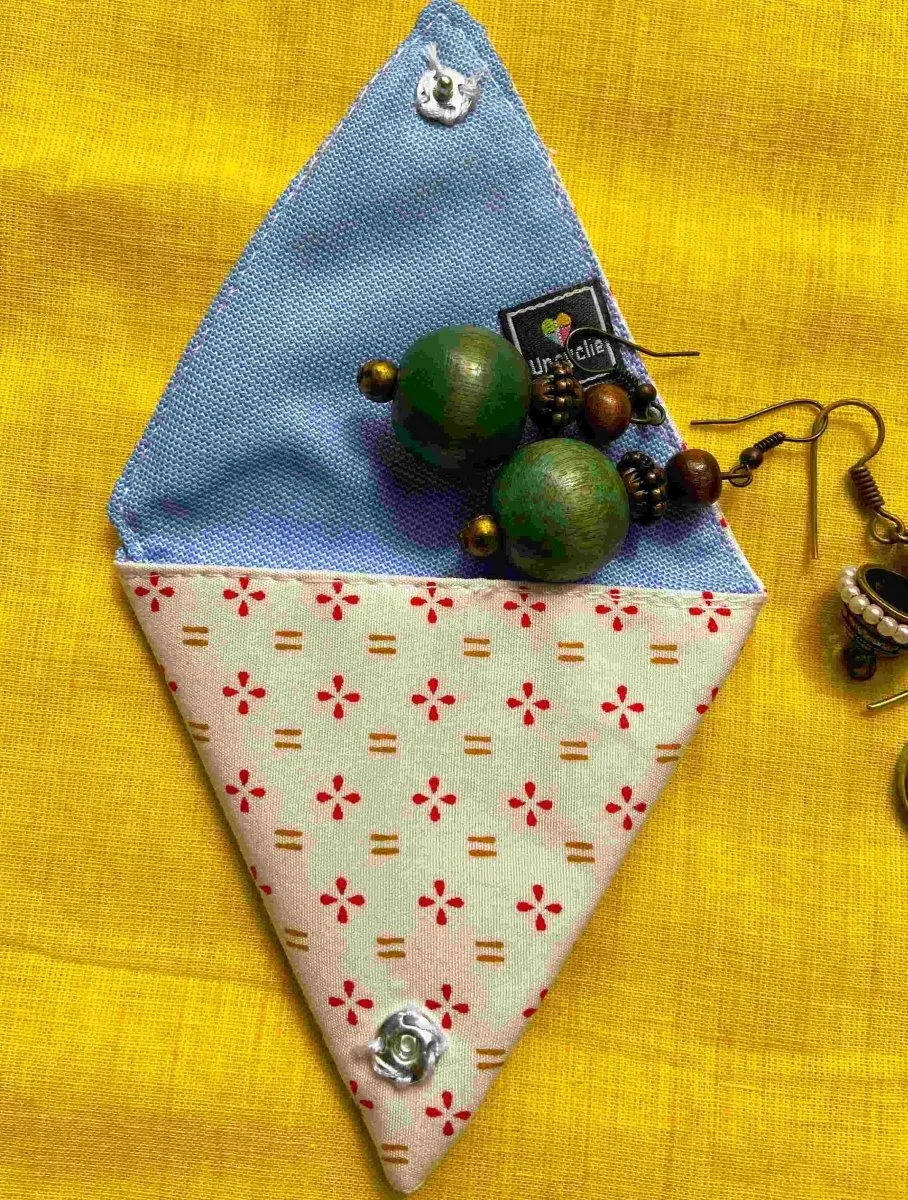 Kutti Samosaas - Upcycled Origami Pouches Pack of 3