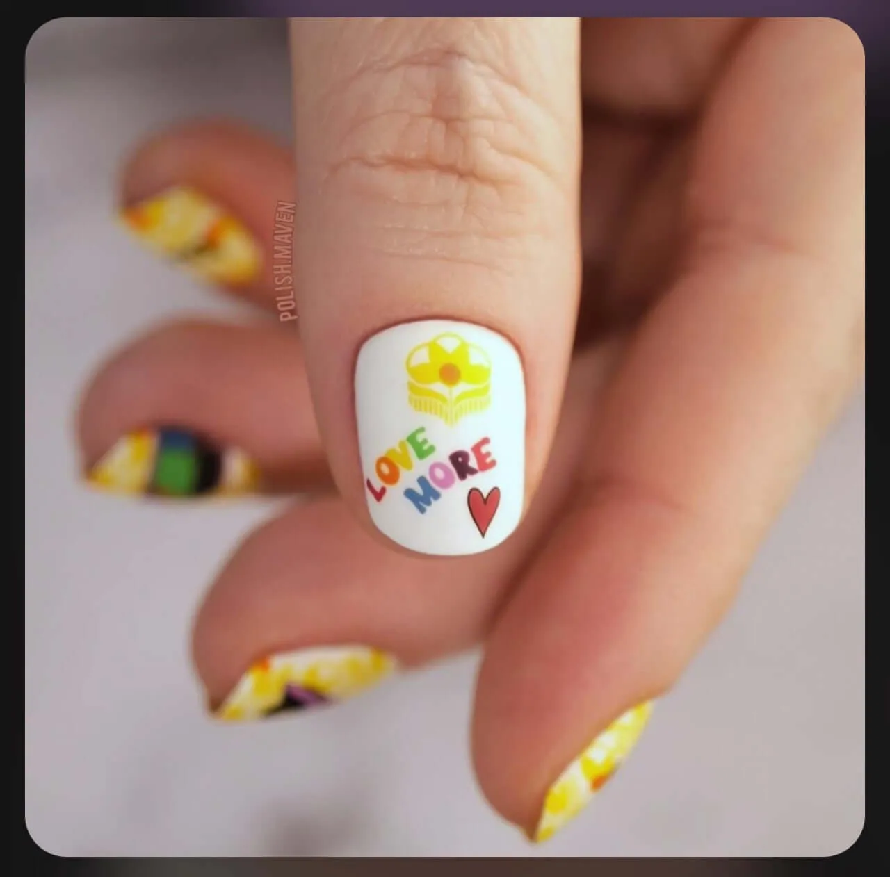 Love Bug (CjSV-43) Steel Layered Nail Art Stamping Plate
