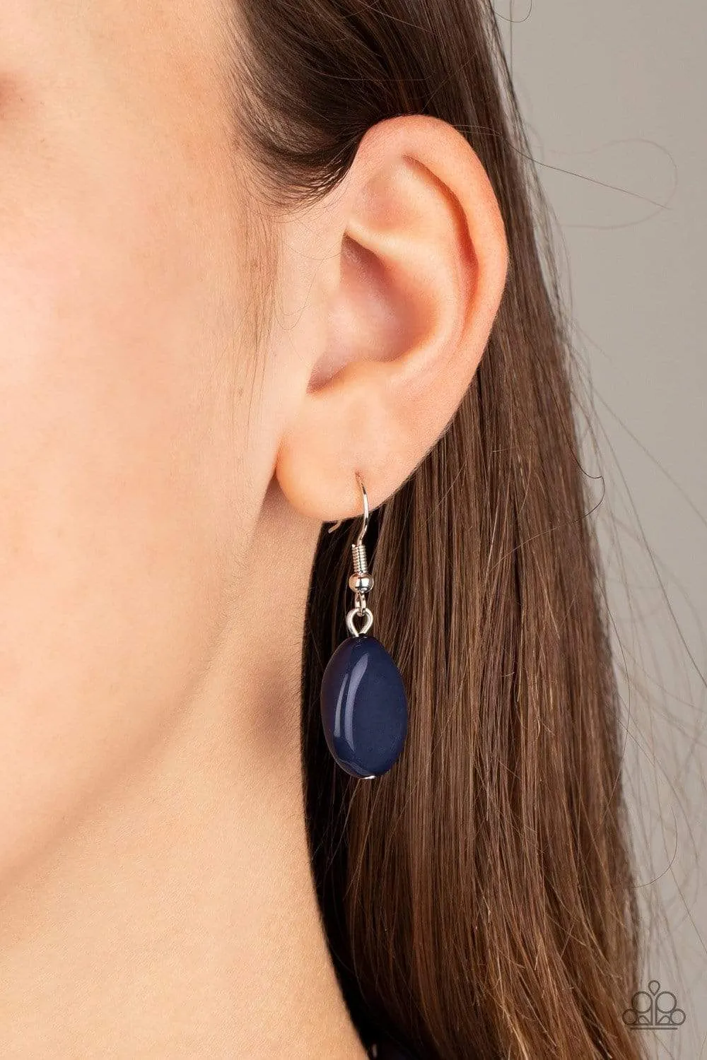Paparazzi Two-Story Stunner - Blue Necklace