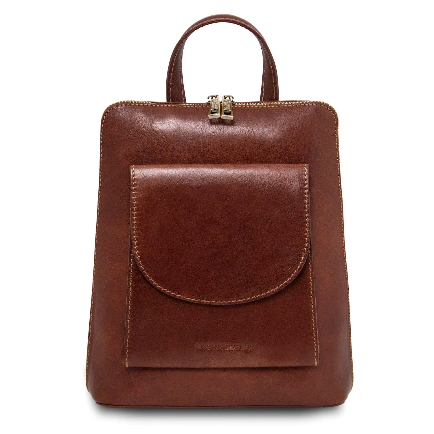 Paris - Small Convertible Leather Backpack For Women | TL142410