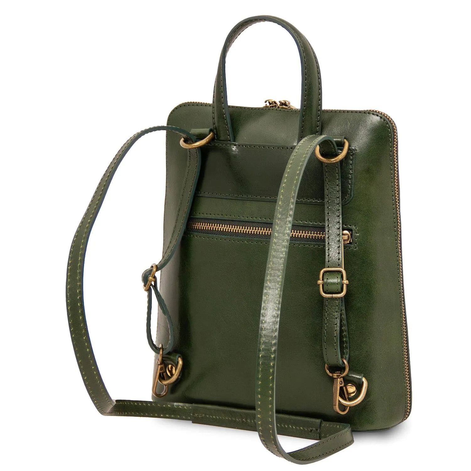 Paris - Small Convertible Leather Backpack For Women | TL142410
