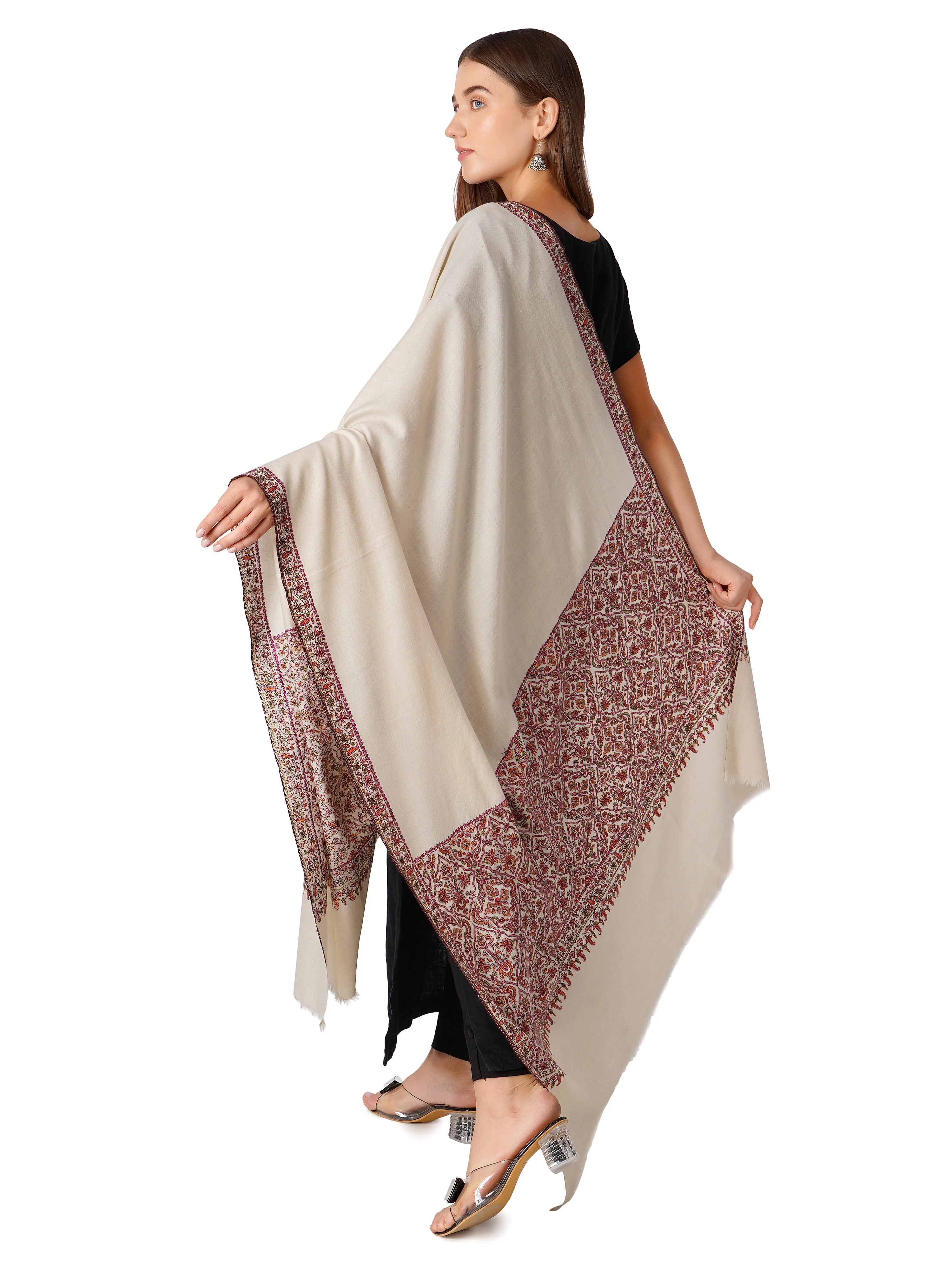 Pashmina Shawl for Women – Sophisticated and Stylish - Off White