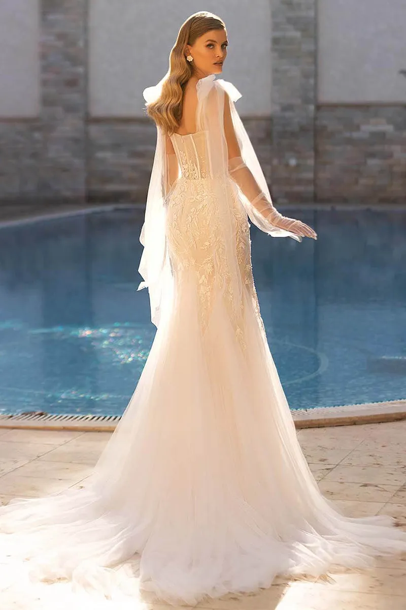 Passionate Love Graceful A-line Wedding Dress
