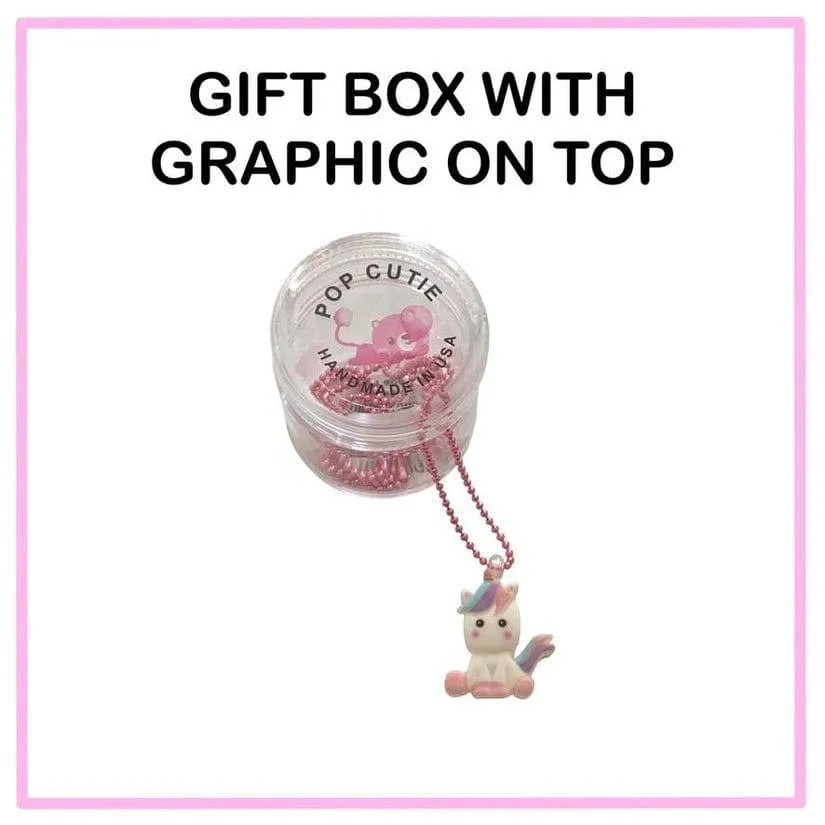 Pop Cutie Glitter Cloud Kids Necklaces
