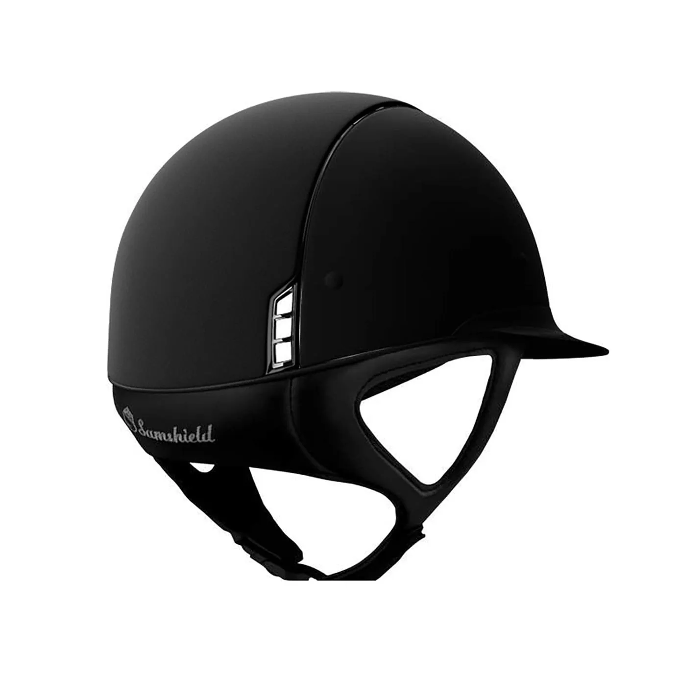 Samshield V1 Miss Shield Standard Shadowmatt Riding Hat - Black