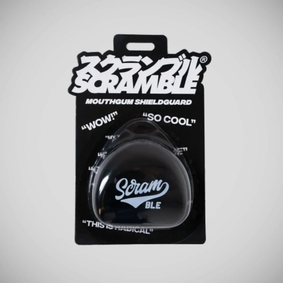 Scramble Mouth Gum Shield Guard Black